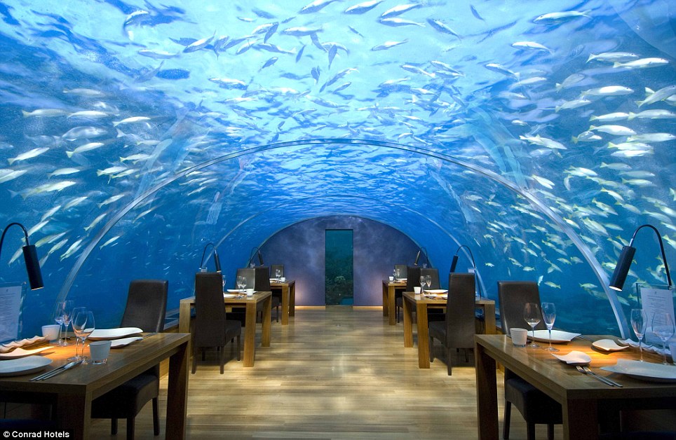 Csodálatos a világ első víz alatti luxusétterme