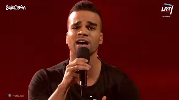 Az Eurovíziós Dalfesztivál második legjobb eredményét érte el magyar versenyzőként Kállay Saunders András 