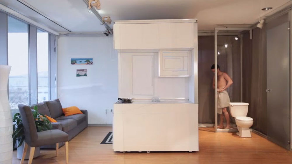 A jövő lakása - hanggal és mozdulatokkal működő bútorok 