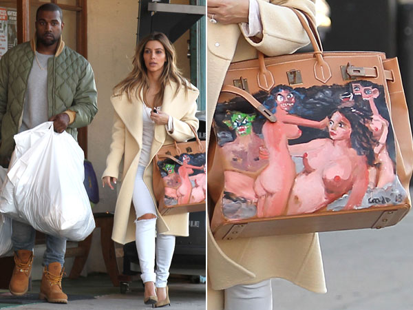 Kim-Kardashian-Hermes-Bag-Kanye-West-Sporting-Goods-Store