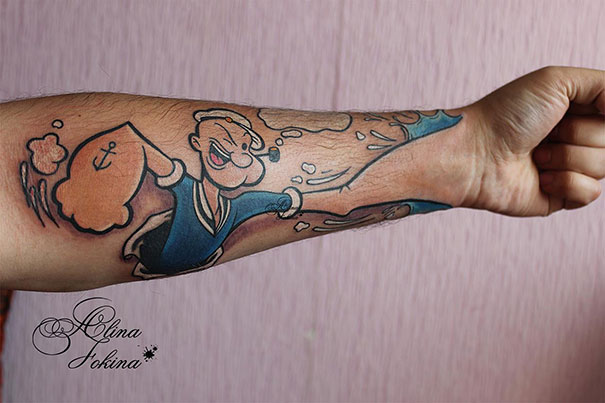 30 elképesztően kreatív tetoválás