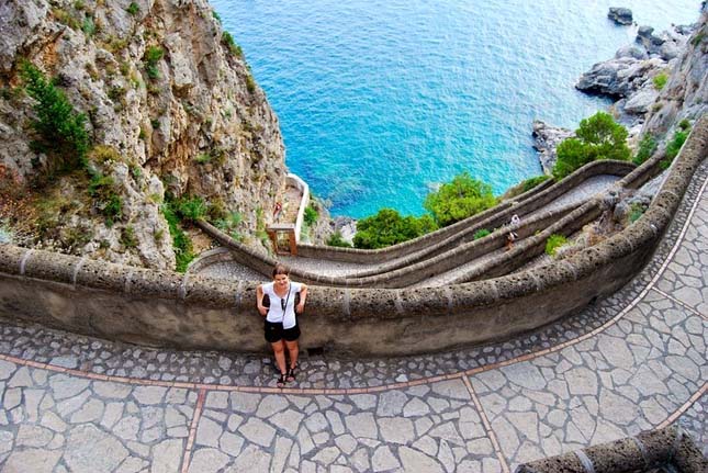 Csodás gyalogút a Via Krupp-on Capri szigetén