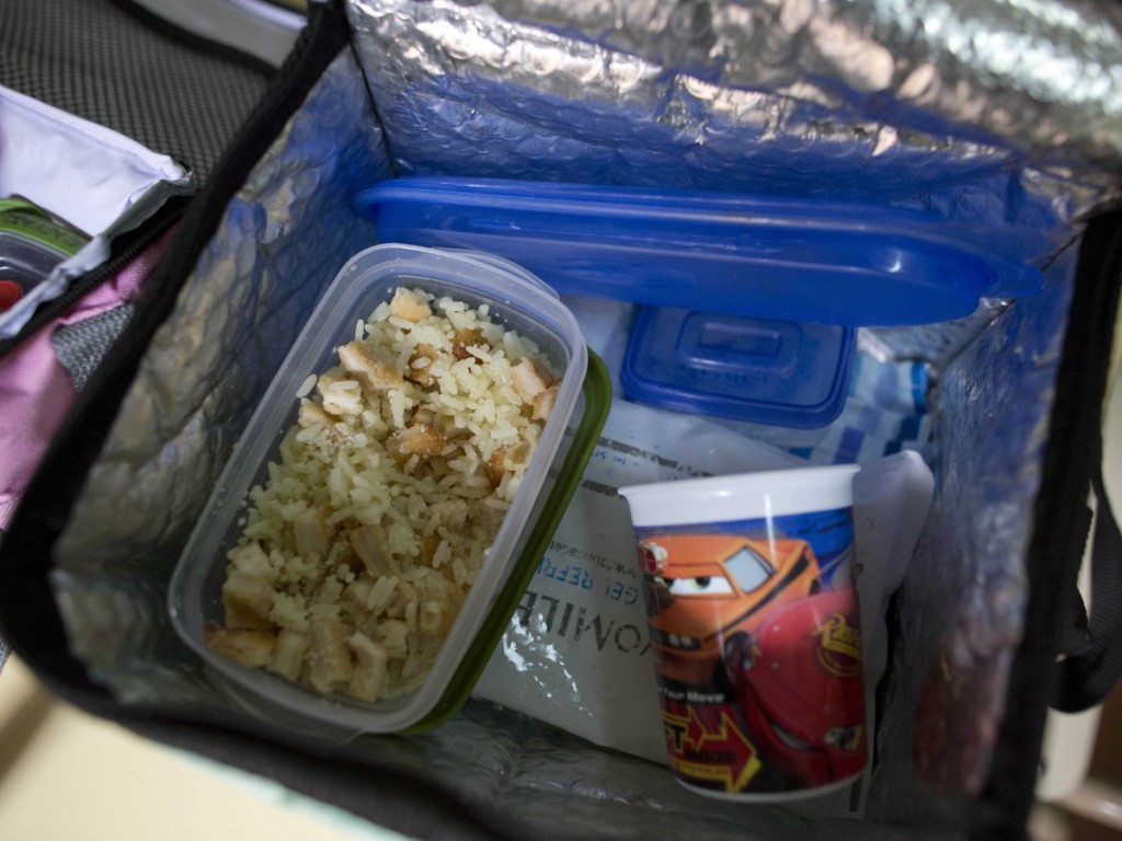 buenos-aires-argentina-a-lunch-box-containing-rice-with-chicken-milanesa--chicken-covered-with-egg-and-bread