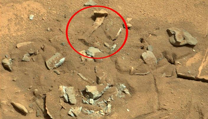 Idegen lény csontját fotózta le a Curiosity a Marson?