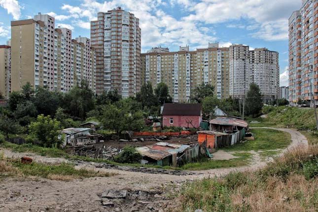 A kijevi lakótelep közepén egy igazi farm működik