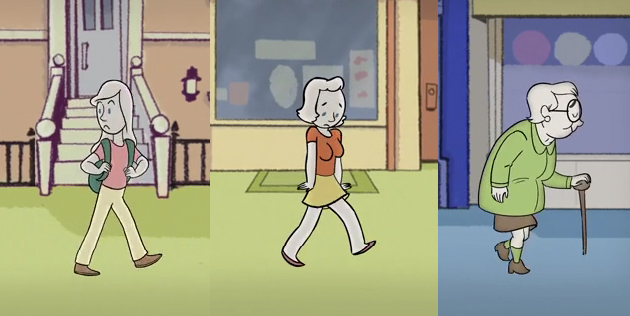 Így változik egy nő teste gyerekkortól az öregkorig! – animációs videó