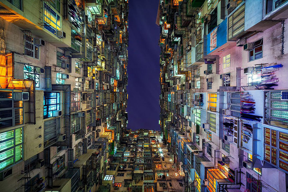 Elképesztő építészeti szimmetria Hong Kongban