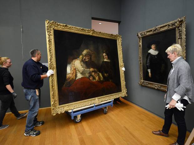 Rembrandt kései műveinek bemutatója