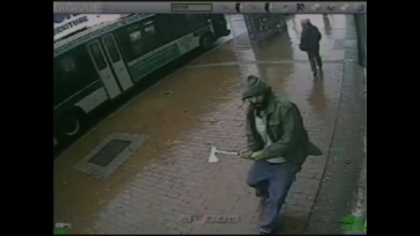 Video of NY hatchet attack