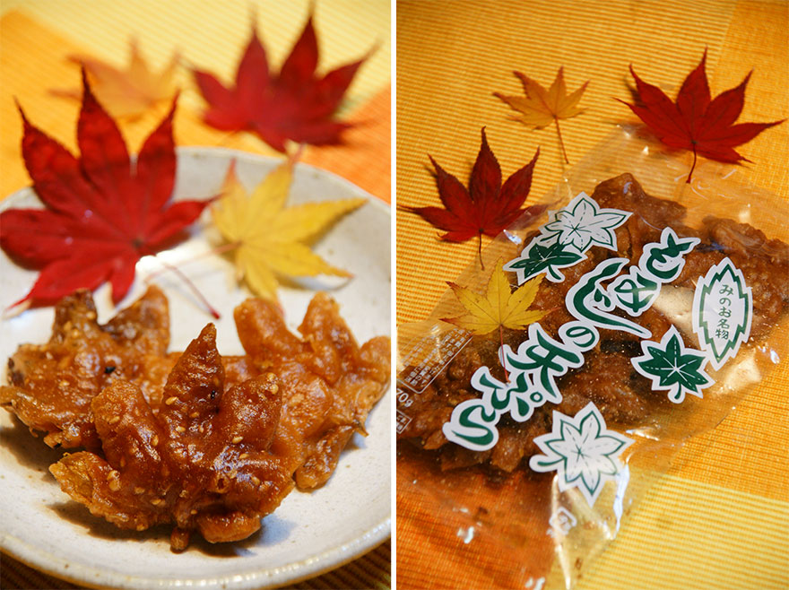 Őszi ínyencség a japánoknál a sült juharlevél