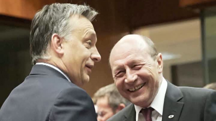 Orbán Viktor felkereste Basescu román elnököt Bukarestben