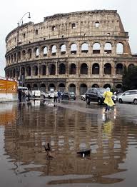 Rómát elöntötte az eső