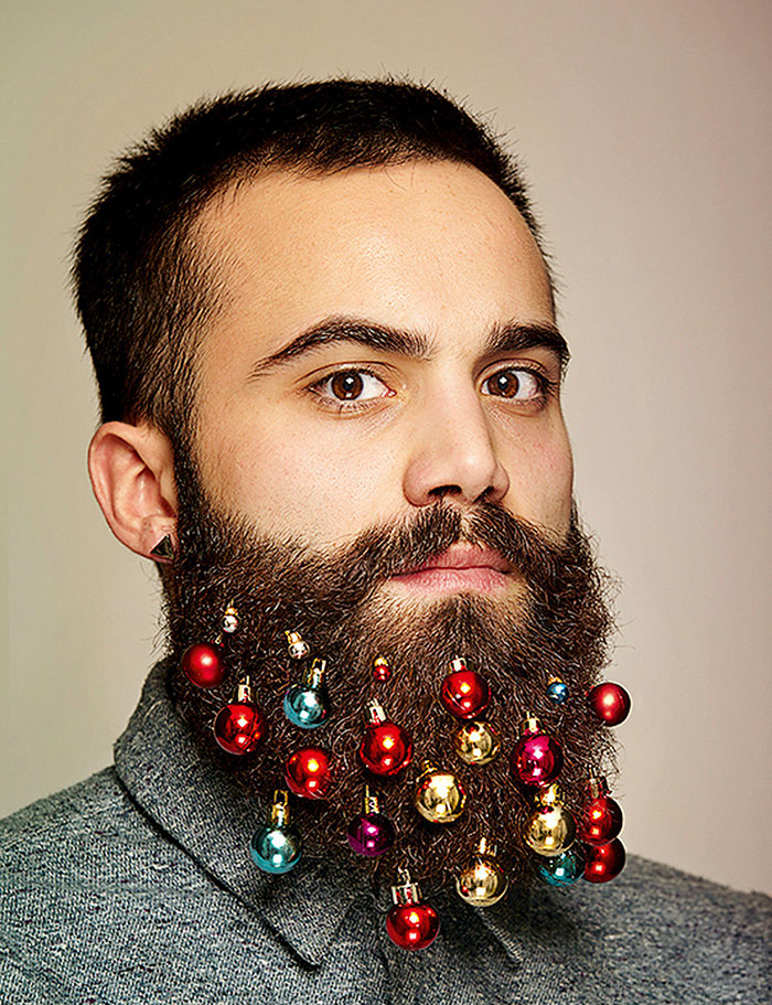 Így néznek ki a feldíszített karácsonyi szakállak, szőrök! 