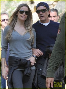 Antonio Banderas & Nicole Kimpel Out For A Hike In Malaga