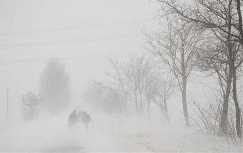 Havazás - A hófúvás miatt több megyében másodfokú riasztást adtak ki