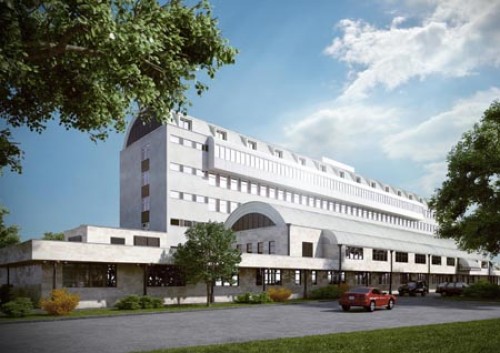 Szerkezetkész állapotban a Zala Megyei Kórház kardiológiai és szívsebészeti centruma