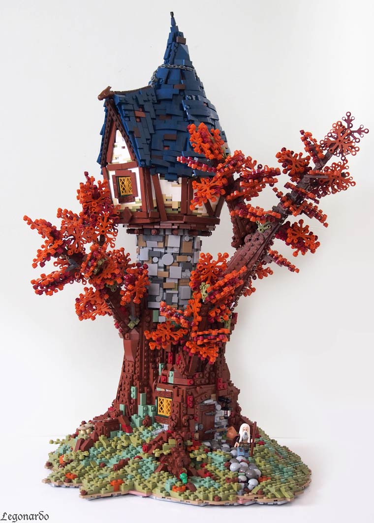 LEGO házak hobbitokkal és varázslókkal