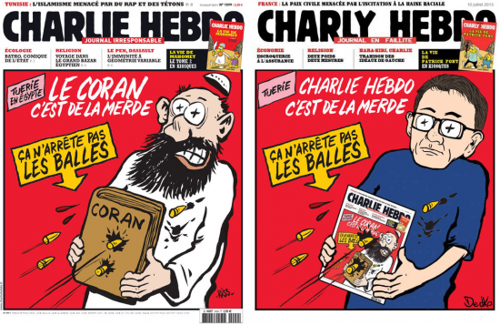 Őrizetbe vették a tinit, mert átrajzolta Charlie Hebdo egyik címlapját
