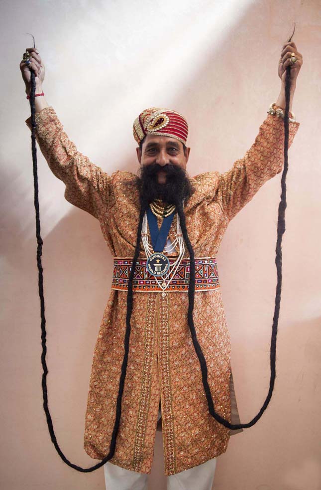 Ram Singh Chauhan - World's Longest Moustache