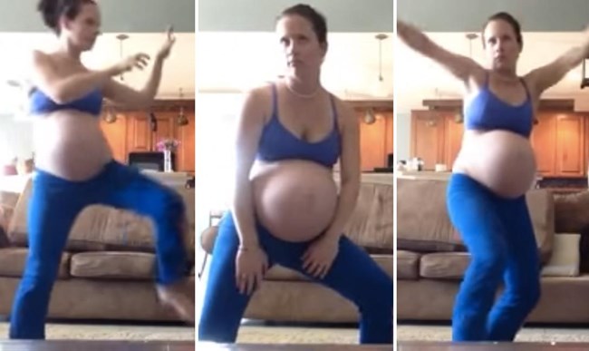 Thriller-re táncolva próbálta beindítani a szülést a mindenórás kismama! - videó