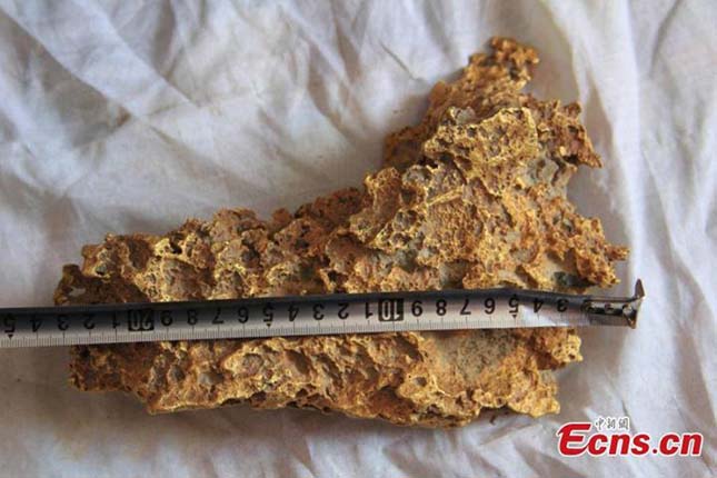 Egy kínai férfi 8 kilogrammos aranyrögöt talált – avagy kincs, ami nincs!