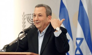 Israel's Defence Minister Ehud Barak