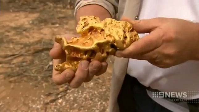 Legalább százezer dollár értékű aranyrögöt talált Ausztráliában a kincsvadász