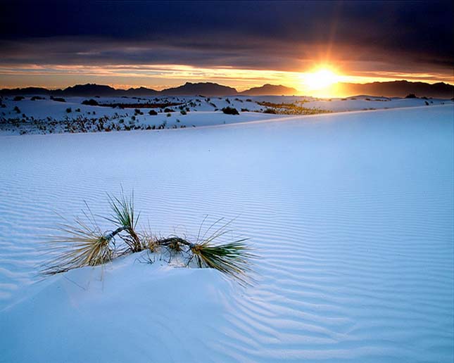 Elképesztő fehér sivatag Új-Mexikóban