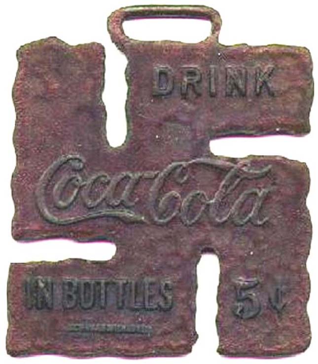 Vintage Coca-Cola tábla az 1920-as évekből