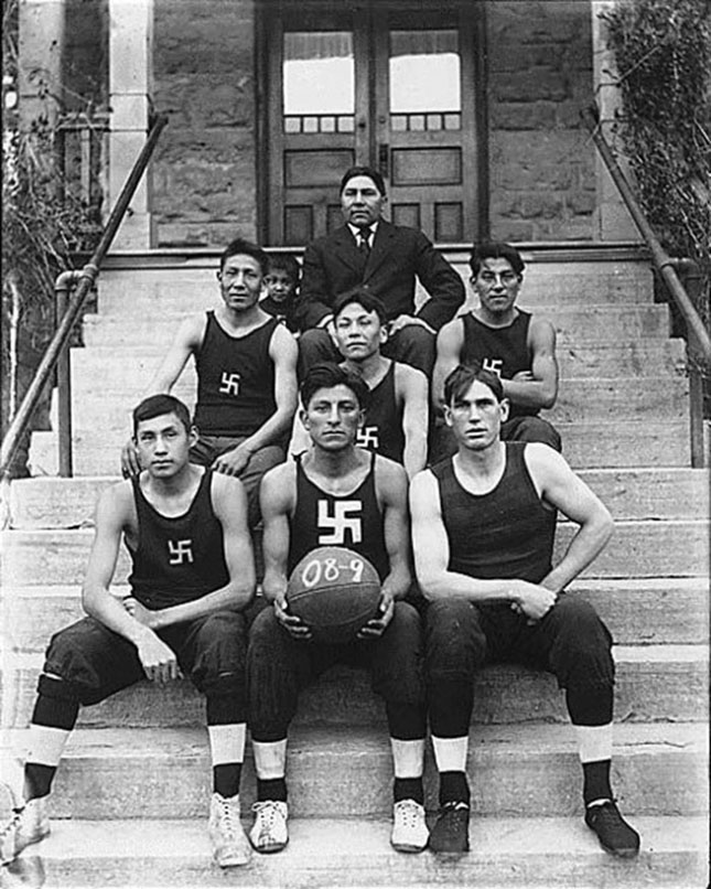 1909: a Chilocco indián mezőgazdasági iskola kosárlabdázói