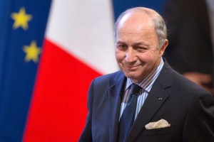 French Foreign Minister Laurent Fabius attends a Franco-Italian summit in Lyon
