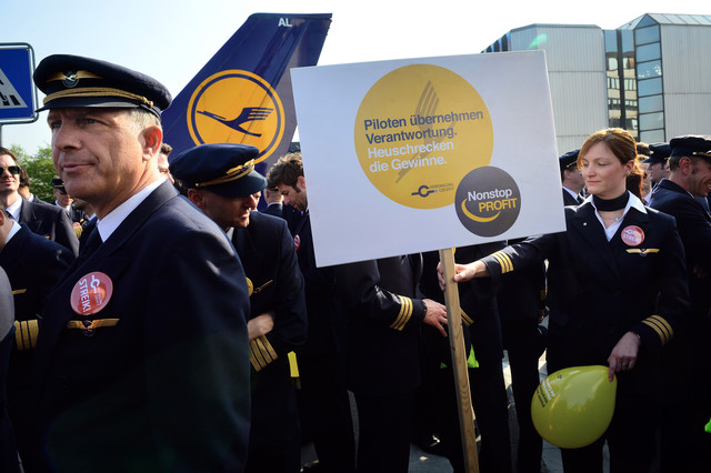 Sztrájkolnak a Lufthansa pilótái szerdán