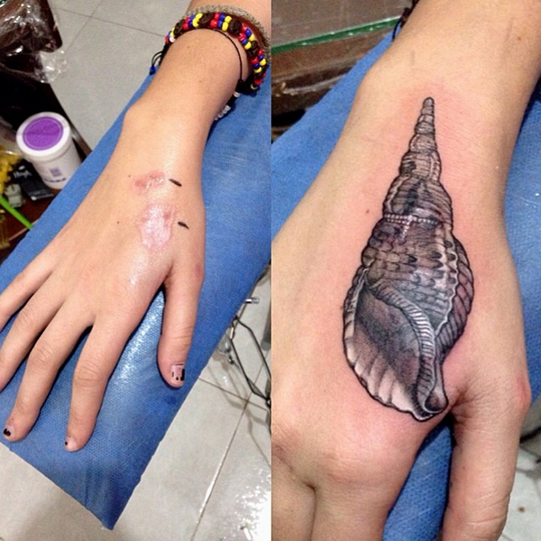 15 tetoválás, amely hegek elfedésére szolgál - fotók