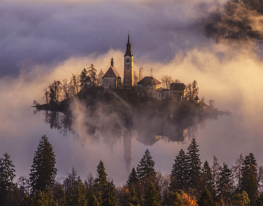 Csodálatos képek egy szlovéniai napfelkeltéről