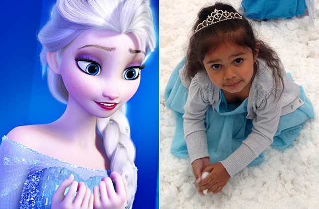 Megalázták a 3 éves bennszülött kislányt, mert Elsa hercegnőnek öltözött