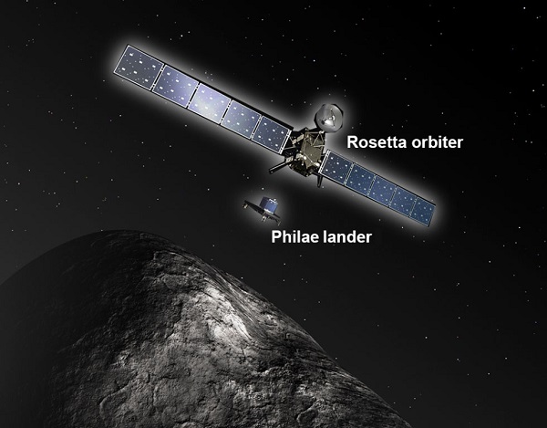 Rosetta - Vízjégfoltokat fedezett fel a Rosetta a 