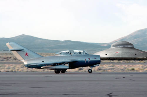 MiG-21 Taxiing on a Runway