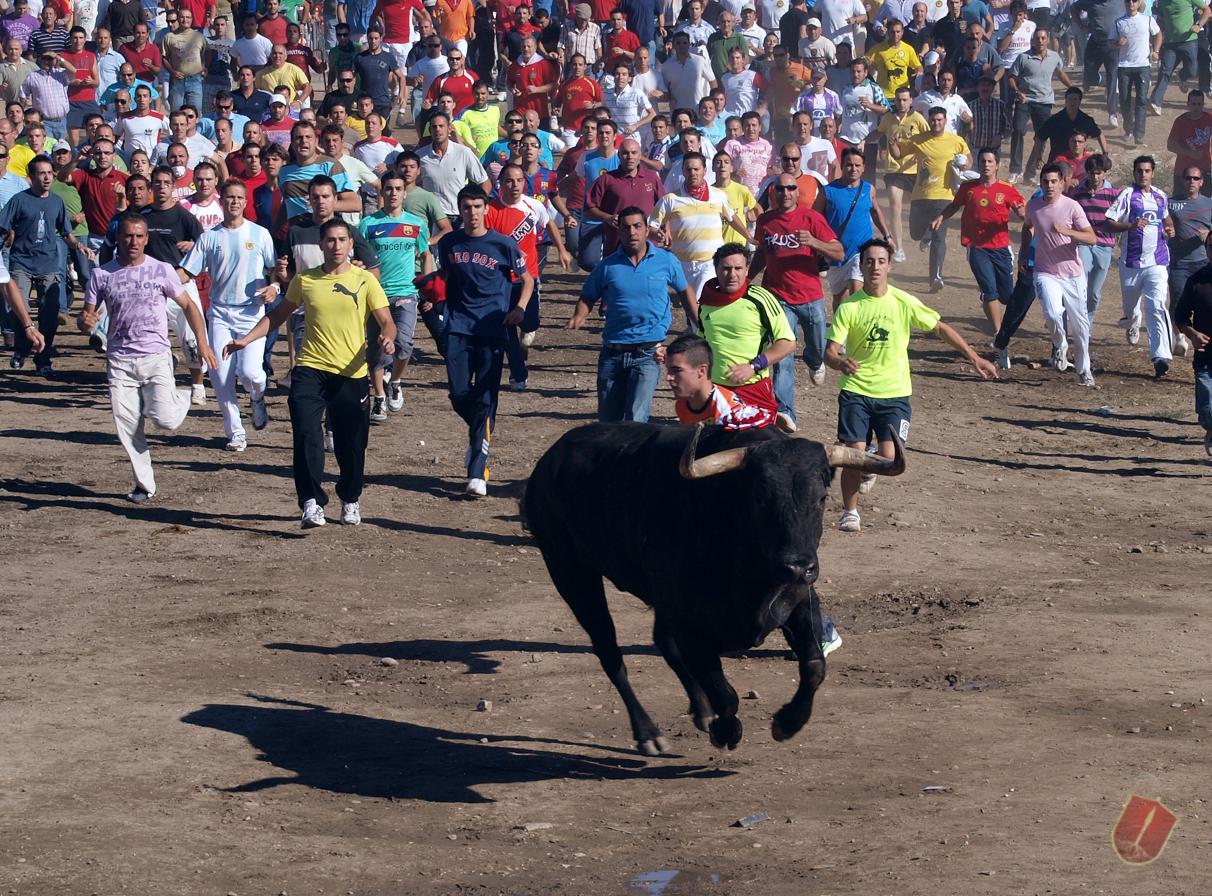 Állatvédők próbáltak megakadályozni egy bikafuttatást Spanyolországban