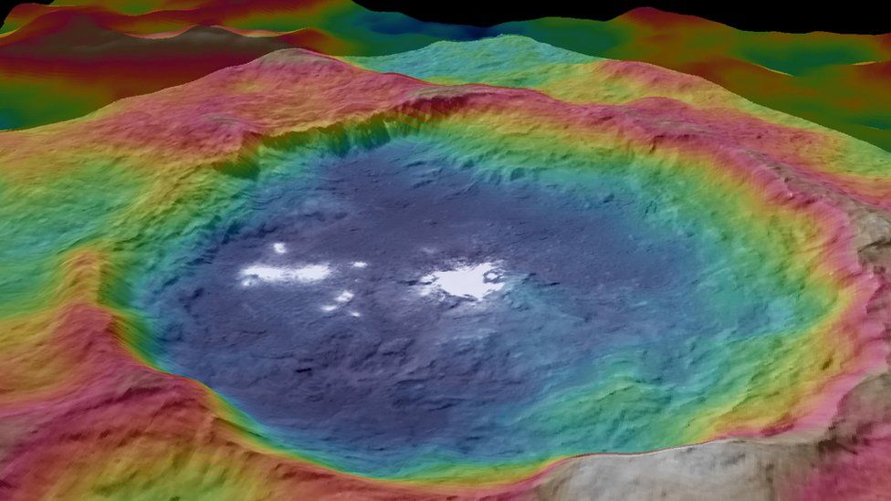 A Ceres törpebolygó eddigi legrészletesebb domborzati térképét tették közzé
