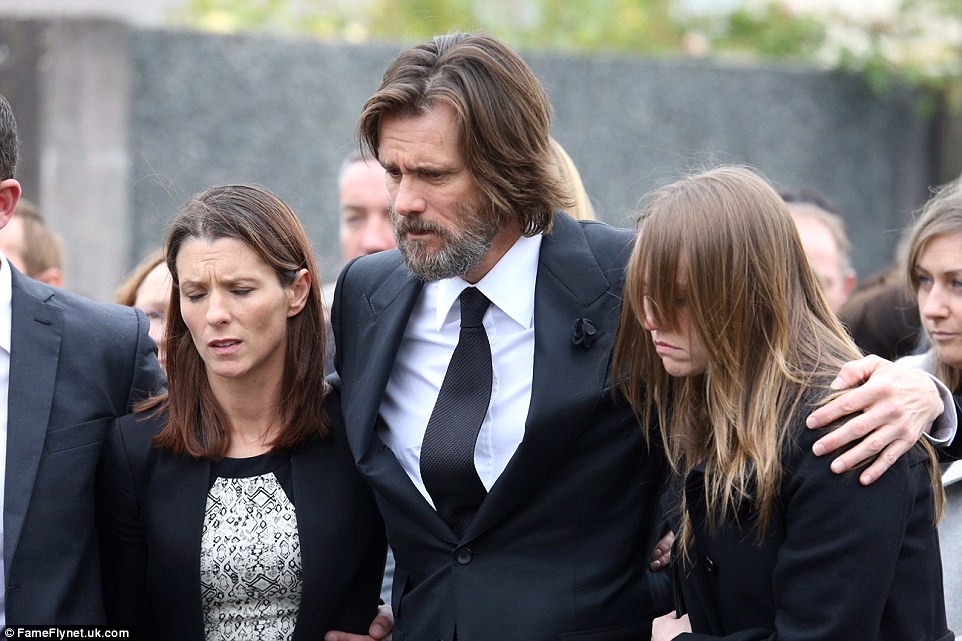 Jim Carrey szívszorító dolgot tett volt barátnője temetésén - videó
