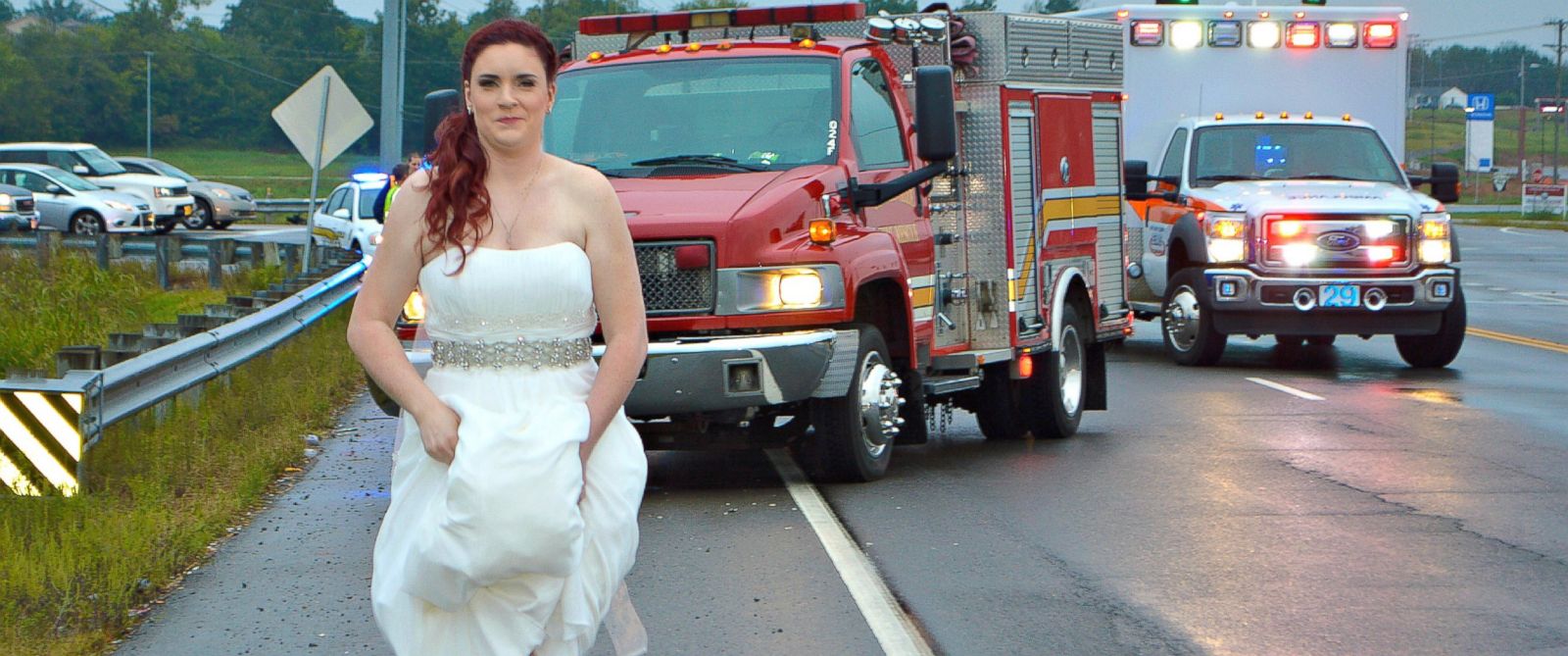 Menyasszonyi ruhában rohant el az ápolónő, hogy szerettei életét mentse