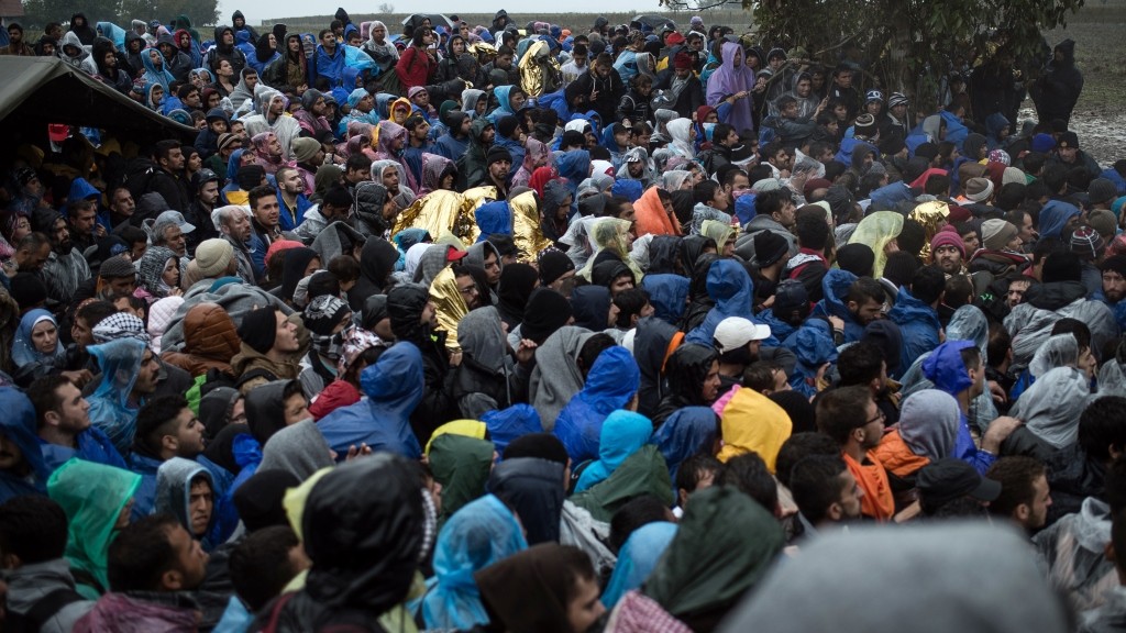 Horvátország beengedett néhány ezer migránst Szerbiából