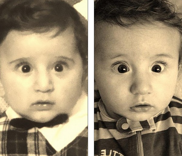 Klónok támadás- megdöbbentő hasonlóság szülők és gyermekeik fotói között