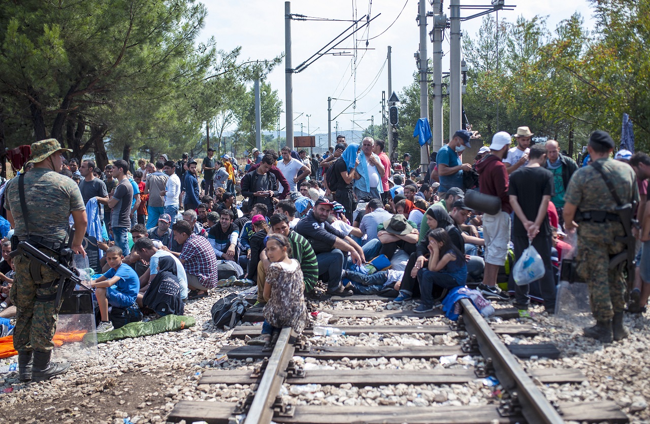 Ezrek torlódtak föl a görög-macedón határon