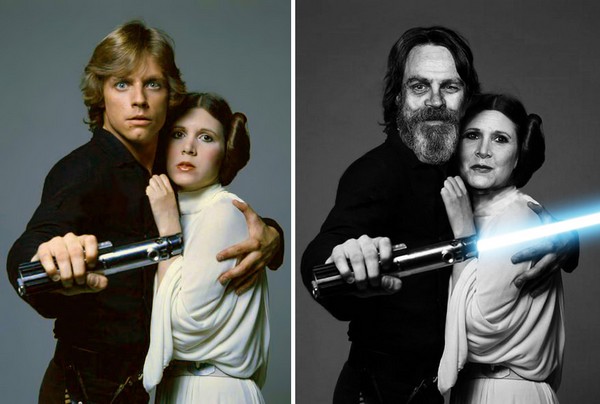 Star Wars színészek régen és most
