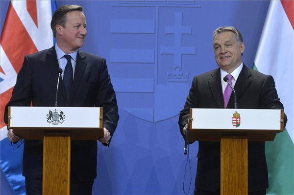 Brit miniszterelnök: Nagy-Britannia és Magyarország is működő Európát akar