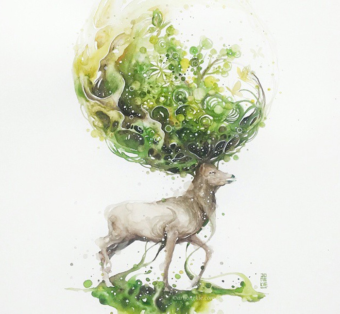 Watercolor-Lead-Me-To-Make-An-Expressive-And-Whimsical-Animal-Illustration13__700