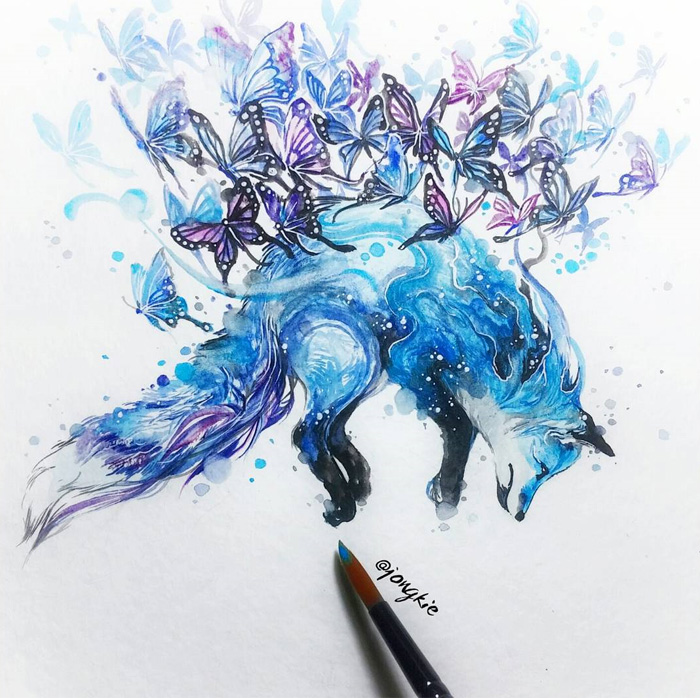 Watercolor-Lead-Me-To-Make-An-Expressive-And-Whimsical-Animal-Illustration20__700