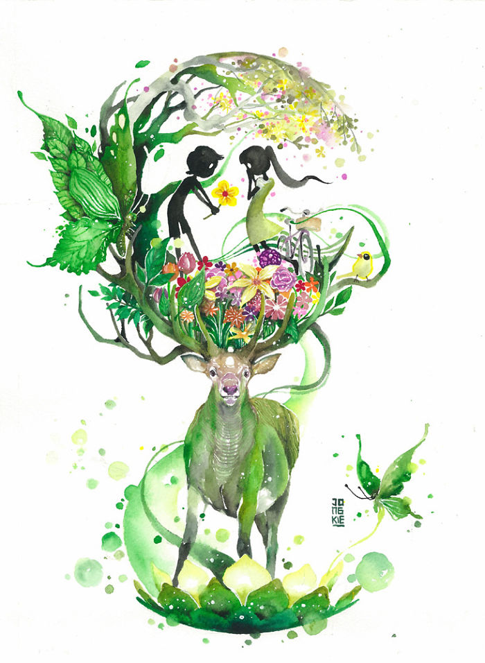 Watercolor-Lead-Me-To-Make-An-Expressive-And-Whimsical-Animal-Illustration9__700