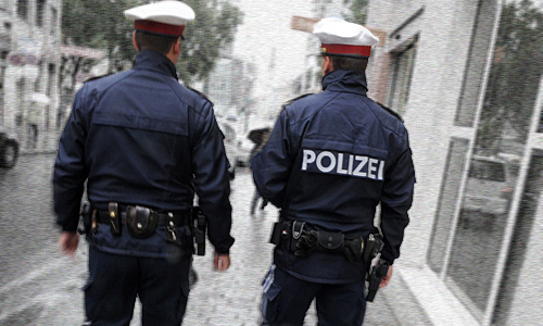 Polizei, Polizeischüler, Amtshandlung, Exekutive Foto: Clemens Fabry